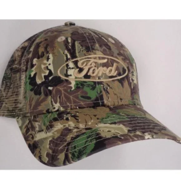 Hunting Outdoors F150 Superduty Hat Cap Licensed Ford Camouflage Mesh Snapback Ford Cotton Camouflage Hats for Men for sale | eBay main image 4